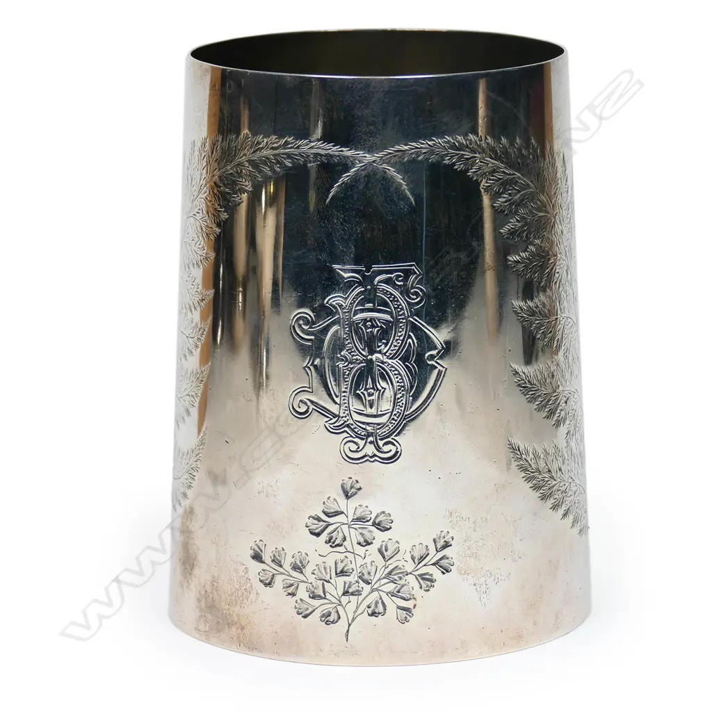 B. Petersen & Co. (Christchurch) large silver mug, Image 1++